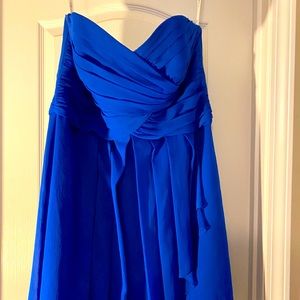 Blue Brides made dress, no flaws or defects.